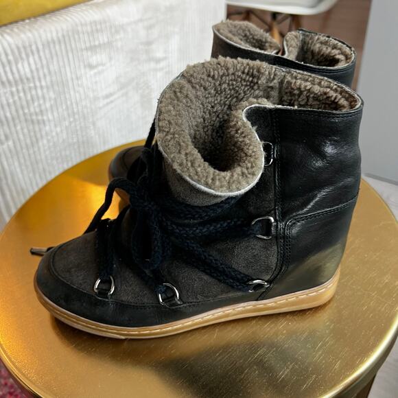 Isabel Marant NOWLES SNOW BOOTS size EUR 38 US 8 - Picture 9 of 14